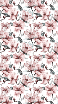 Fabric roller blind Pink flowers