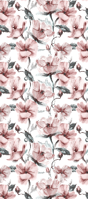 Fabric roller blind Pink flowers