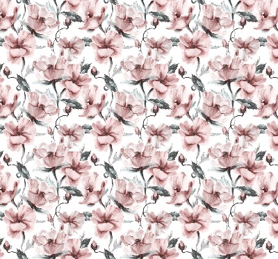 Fabric roller blind Pink flowers