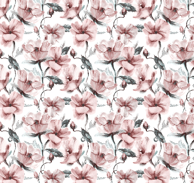 Fabric roller blind Pink flowers
