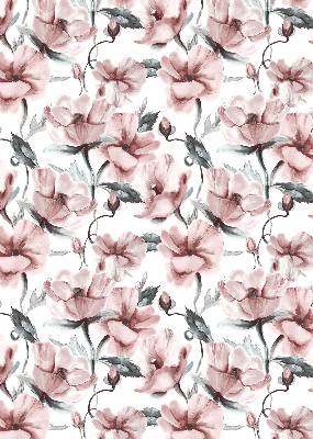 Fabric roller blind Pink flowers