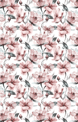 Fabric roller blind Pink flowers