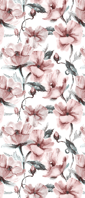 Fabric roller blind Pink flowers