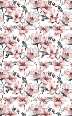 Fabric roller blind Pink flowers
