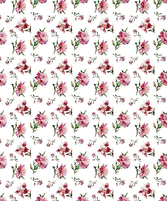 Roller blind for large window Pink flower