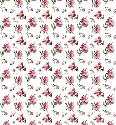 Roller blind for large window Pink flower
