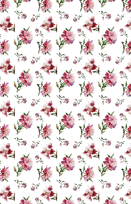 Roller blind for large window Pink flower