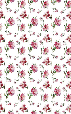 Roller blind for large window Pink flower