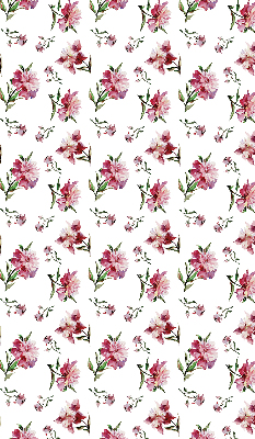 Roller blind for large window Pink flower