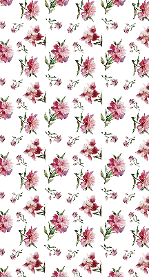 Roller blind for large window Pink flower