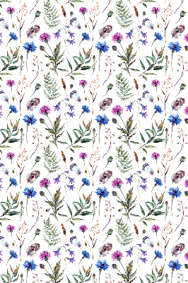 Fabric roller blind Colorful flowers