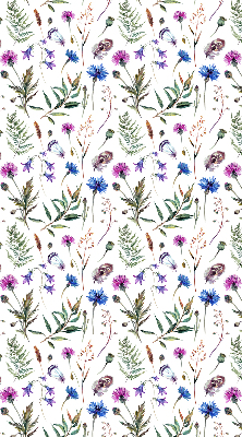 Fabric roller blind Colorful flowers