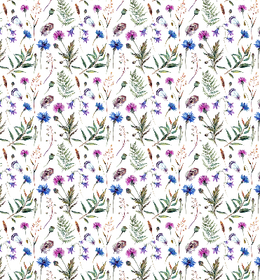 Fabric roller blind Colorful flowers