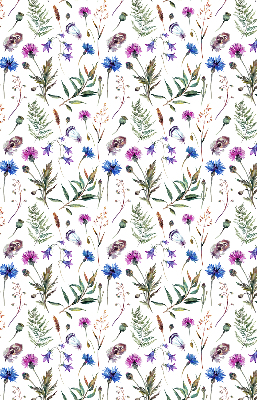 Fabric roller blind Colorful flowers