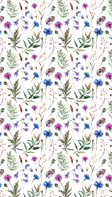 Fabric roller blind Colorful flowers