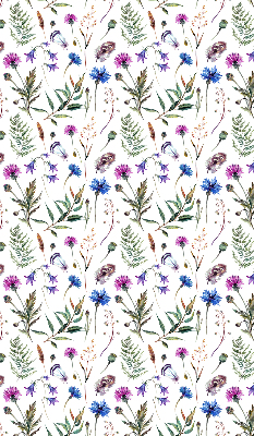 Fabric roller blind Colorful flowers