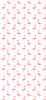 Modern roller blind Flamingos