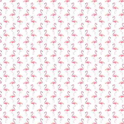 Modern roller blind Flamingos