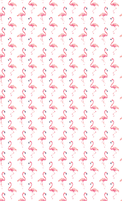 Modern roller blind Flamingos