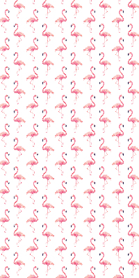 Modern roller blind Flamingos