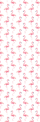 Modern roller blind Flamingos
