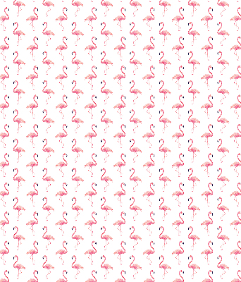 Modern roller blind Flamingos