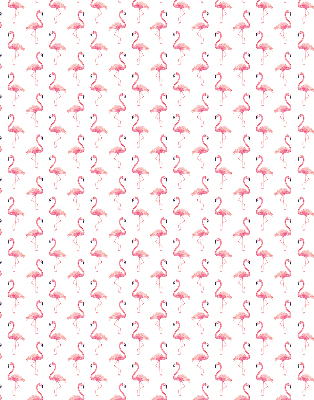 Modern roller blind Flamingos