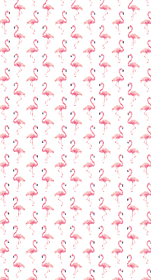 Modern roller blind Flamingos