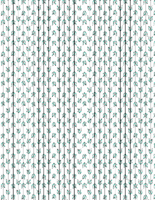 Roller blind for large window Small colorful fir trees