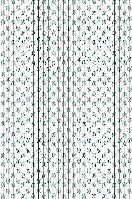 Roller blind for large window Small colorful fir trees