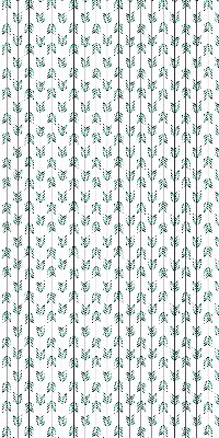 Roller blind for large window Small colorful fir trees