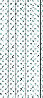 Roller blind for large window Small colorful fir trees