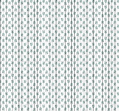 Roller blind for large window Small colorful fir trees