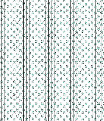 Roller blind for large window Small colorful fir trees