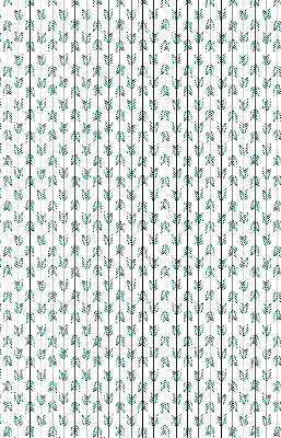 Roller blind for large window Small colorful fir trees