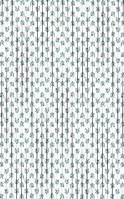 Roller blind for large window Small colorful fir trees