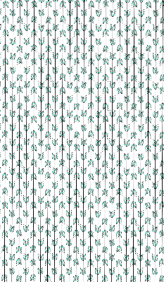 Roller blind for large window Small colorful fir trees