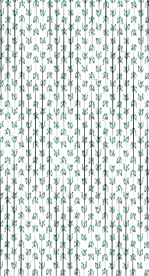Roller blind for large window Small colorful fir trees