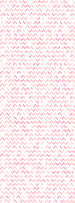 Fabric roller blind Pink up and down arrows