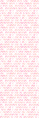 Fabric roller blind Pink up and down arrows
