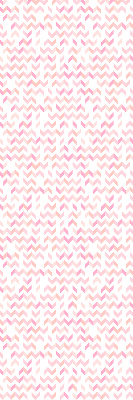 Fabric roller blind Pink up and down arrows