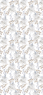 Modern roller blind White flowers