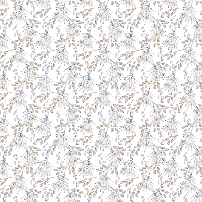 Modern roller blind White flowers