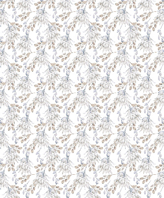 Modern roller blind White flowers