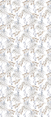 Modern roller blind White flowers