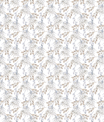 Modern roller blind White flowers