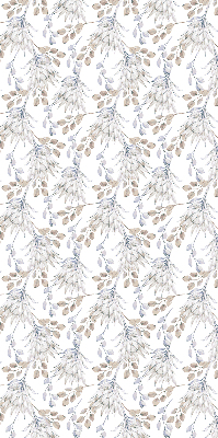 Modern roller blind White flowers