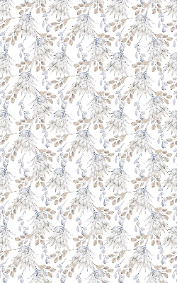 Modern roller blind White flowers