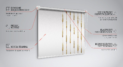 Fabric roller blind Cereal