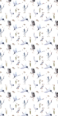 Roller blind for large window Herons